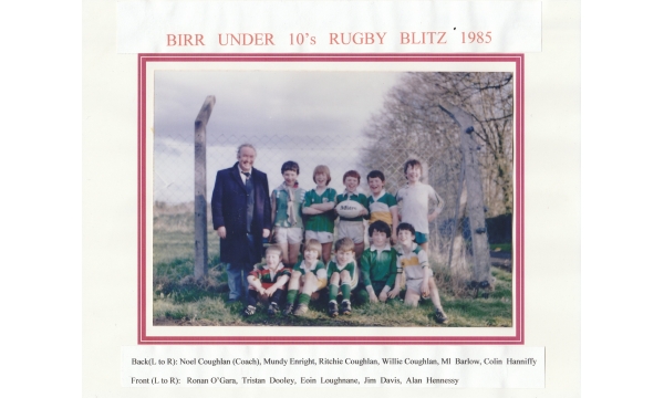 The talented Birr RFC U10s who won the inaugural Kettle Cup in 1985