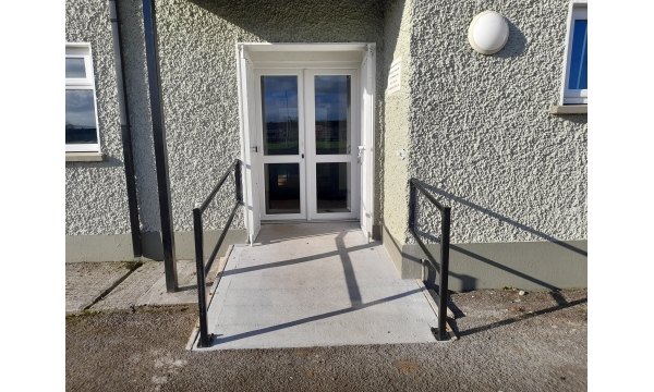 New Disability Ramp at the Clubhouse